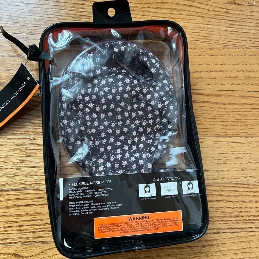 French Connection Headband and Mask Set Brand New - Picture 2 of 2